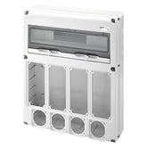 20-module panel for 4 outlets + 4 internal outlets (without grounding strip 3940412B)